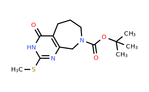 2412424-99-6 | tert-Butyl 2-(methylthio)-4-oxo-3,4,5,6,7,9-hexahydro-8H-pyrimido[4,5-c]azepine-8-carboxylate