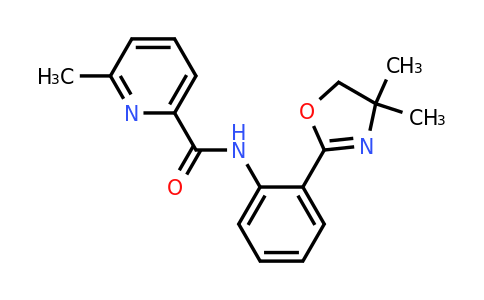 2412735-75-0 | N-(2-(4,4-Dimethyl-4,5-dihydrooxazol-2-yl)phenyl)-6-methylpicolinamide