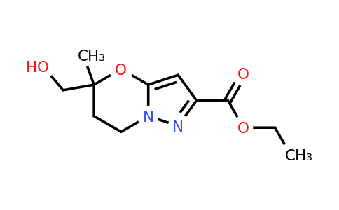 2413409-70-6 | ethyl 5-(hydroxymethyl)-5-methyl-6,7-dihydropyrazolo[5,1-b][1,3]oxazine-2-carboxylate