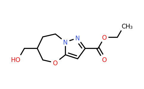 ethyl 6-(hydroxymethyl)-5,6,7,8-tetrahydropyrazolo[5,1-b][1,3]oxazepine-2-carboxylate