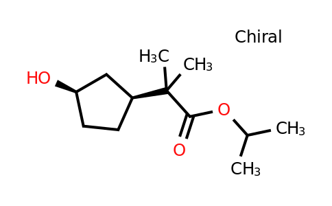 2413829-17-9 | isopropyl 2-[cis-3-hydroxycyclopentyl]-2-methyl-propanoate