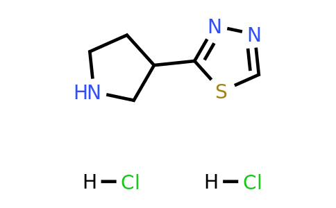 2416231-41-7 | 2-(Pyrrolidin-3-yl)-1,3,4-thiadiazole dihydrochloride