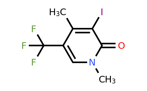 3-iodo-1,4-dimethyl-5-(trifluoromethyl)pyridin-2-one