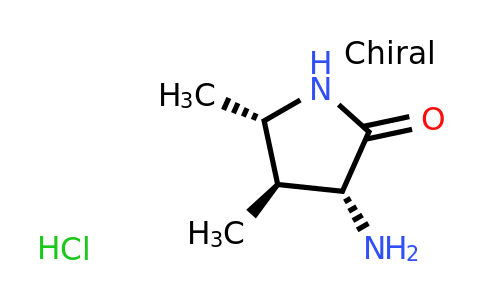 2417777-79-6 | rel-(3R,4R,5S)-3-amino-4,5-dimethyl-pyrrolidin-2-one;hydrochloride