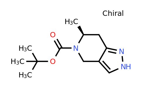 tert-butyl (6S)-6-methyl-2,4,6,7-tetrahydropyrazolo[4,3-c]pyridine-5-carboxylate