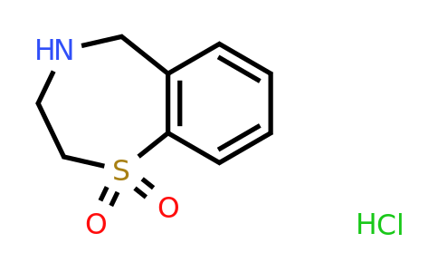 24187-83-5 | 2,3,4,5-Tetrahydrobenzo[f][1,4]thiazepine 1,1-dioxide hydrochloride