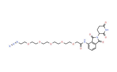 2421217-02-7 | 17-Azido-N-(2-(2,6-dioxopiperidin-3-yl)-1,3-dioxoisoindolin-4-yl)-3,6,9,12,15-pentaoxaheptadecanamide