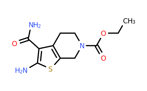 24248-71-3 | Ethyl 2-amino-3-carbamoyl-4,7-dihydrothieno[2,3-c]pyridine-6(5H)-carboxylate