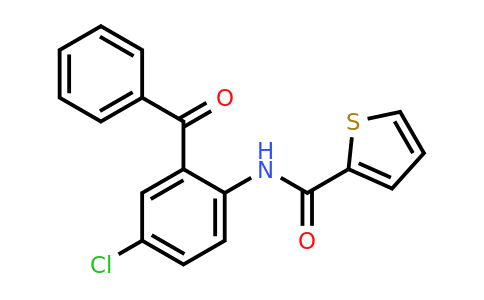 24341-74-0 | N-(2-benzoyl-4-chlorophenyl)thiophene-2-carboxamide