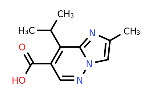 2434602-71-6 | 8-isopropyl-2-methyl-imidazo[1,2-b]pyridazine-7-carboxylic acid