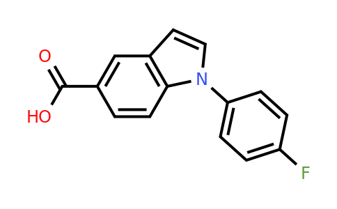 243467-60-9 | 1-(4-FLUOROPHENYL)-1H-INDOLE-5-CARBOXYLICACID