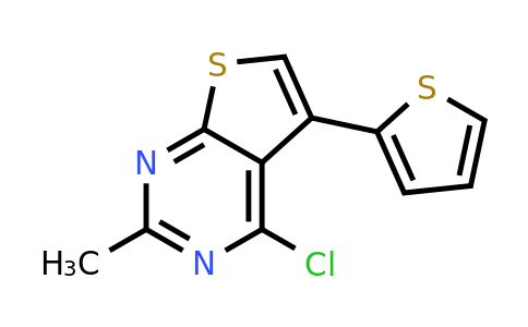 243669-62-7 | 4-Chloro-2-methyl-5-(thiophen-2-yl)thieno[2,3-d]pyrimidine