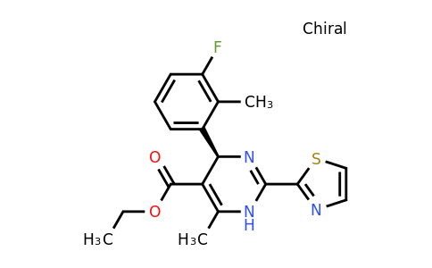 2446324-22-5 | Ethyl (R)-4-(3-fluoro-2-methylphenyl)-6-methyl-2-(thiazol-2-yl)-1,4-dihydropyrimidine-5-carboxylate