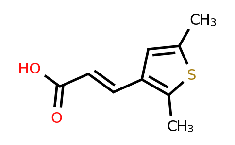 244759-47-5 | 3-(2,5-Dimethylthiophen-3-yl)acrylic acid