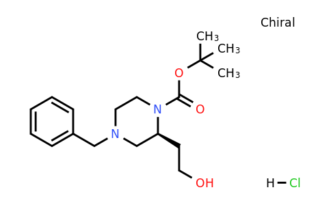 2453297-16-8 | tert-Butyl (S)-4-benzyl-2-(2-hydroxyethyl)piperazine-1-carboxylate hydrochloride