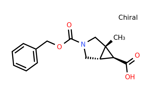 2456272-48-1 | rel-(1S,5S,6S)-3-benzyloxycarbonyl-1-methyl-3-azabicyclo[3.1.0]hexane-6-carboxylic acid