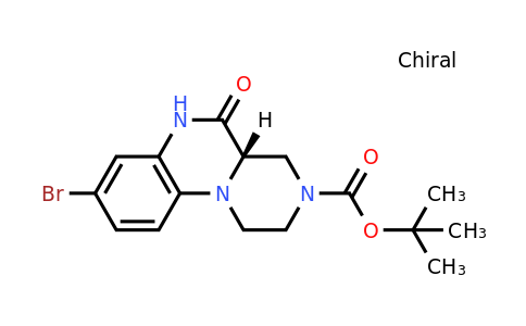 2456504-40-6 | Tert-butyl (S)-8-bromo-5-oxo-1,2,4,4a,5,6-hexahydro-3H-pyrazino[1,2-a]quinoxaline-3-carboxylate