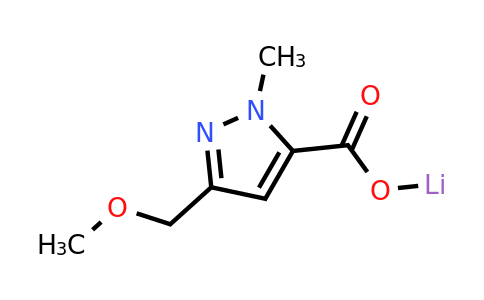 2460255-86-9 | Lithium 3-(methoxymethyl)-1-methyl-1H-pyrazole-5-carboxylate
