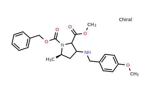 2470016-17-0 | O1-benzyl O2-methyl (5R)-3-[(4-methoxyphenyl)methylamino]-5-methyl-pyrrolidine-1,2-dicarboxylate