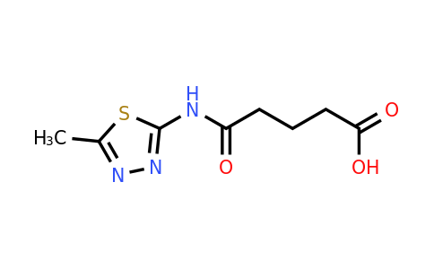 247225-30-5 | 5-((5-Methyl-1,3,4-thiadiazol-2-yl)amino)-5-oxopentanoic acid