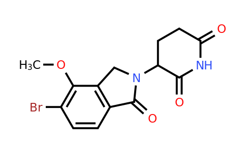 2474671-29-7 | 3-(5-Bromo-4-methoxy-1-oxoisoindolin-2-yl)piperidine-2,6-dione