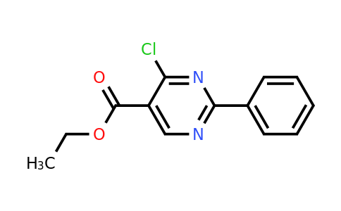 24755-82-6 | Ethyl 4-chloro-2-phenylpyrimidine-5-carboxylate