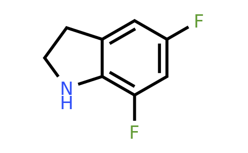 247564-56-3 | 5,7-Difluoro-2,3-dihydro-1h-indole