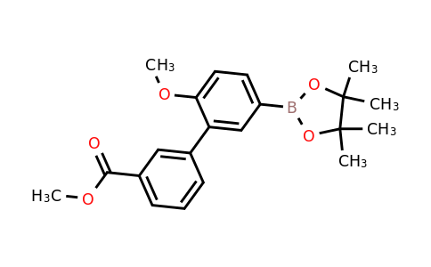 Methyl 3-[2-methoxy-5-(tetramethyl-1,3,2-dioxaborolan-2-yl)phenyl]benzoate