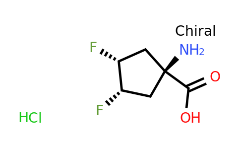 2488653-62-7 | rel-(1r,3R,4S)-1-amino-3,4-difluorocyclopentane-1-carboxylic acid hydrochloride