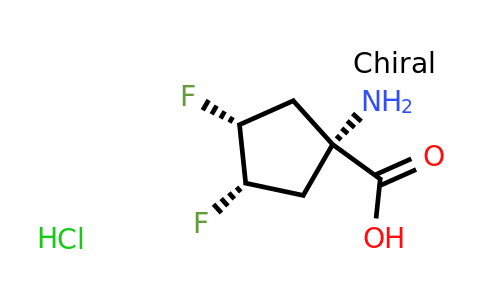 2489213-75-2 | rel-(1s,3R,4S)-1-amino-3,4-difluorocyclopentane-1-carboxylic acid hydrochloride