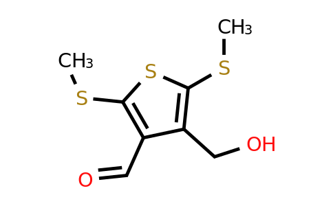 24963-64-2 | 4-(Hydroxymethyl)-2,5-bis(methylthio)thiophene-3-carbaldehyde