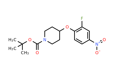 250371-88-1 | tert-Butyl 4-(2-fluoro-4-nitrophenoxy)piperidine-1-carboxylate