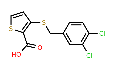 251096-84-1 | 3-((3,4-Dichlorobenzyl)thio)thiophene-2-carboxylic acid