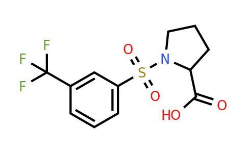 251096-97-6 | 1-((3-(Trifluoromethyl)phenyl)sulfonyl)pyrrolidine-2-carboxylic acid