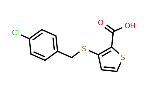 251097-04-8 | 3-((4-Chlorobenzyl)thio)thiophene-2-carboxylic acid