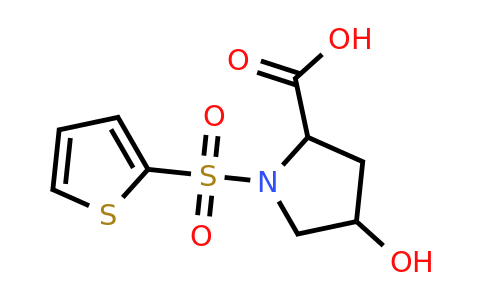 251310-43-7 | 4-Hydroxy-1-(thiophen-2-ylsulfonyl)pyrrolidine-2-carboxylic acid
