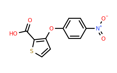 252026-66-7 | 3-(4-Nitrophenoxy)thiophene-2-carboxylic acid