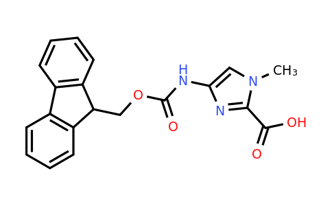 252206-28-3 | 4-((((9H-Fluoren-9-yl)methoxy)carbonyl)amino)-1-methyl-1H-imidazole-2-carboxylic acid