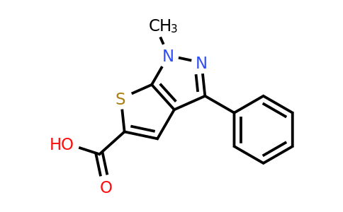 1-Methyl-3-phenyl-1h-thieno[2,3-c]pyrazole-5-carboxylic acid