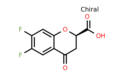 2529546-72-1 | (R)-6,7-Difluoro-4-oxochromane-2-carboxylic acid