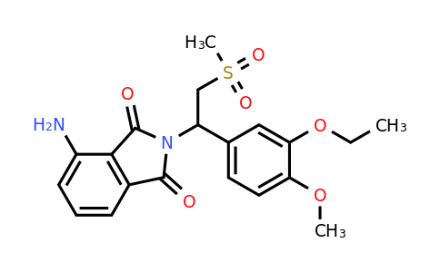253168-83-1 | 4-Amino-2-[1-(3-ethoxy-4-methoxyphenyl)-2-(methylsulfonyl)ethyl]-1H-isoindole-1,3(2H)-dione