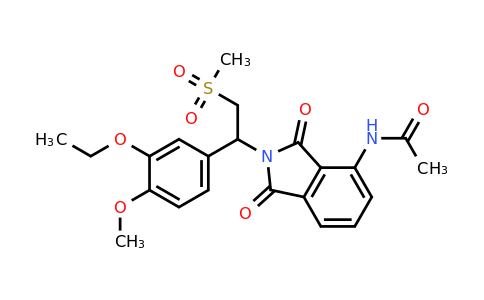253168-86-4 | N-(2-(1-(3-ethoxy-4-methoxyphenyl)-2-(methylsulfonyl)ethyl)-1,3-dioxoisoindolin-4-yl)acetamide