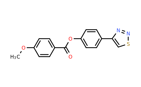 253774-66-2 | 4-(1,2,3-Thiadiazol-4-yl)phenyl 4-methoxybenzoate