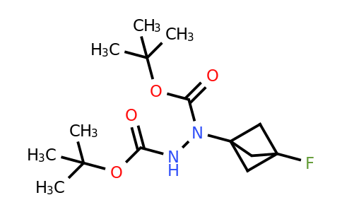 2538602-04-7 | tert-butyl N-(tert-butoxycarbonylamino)-N-(3-fluoro-1-bicyclo[1.1.1]pentanyl)carbamate