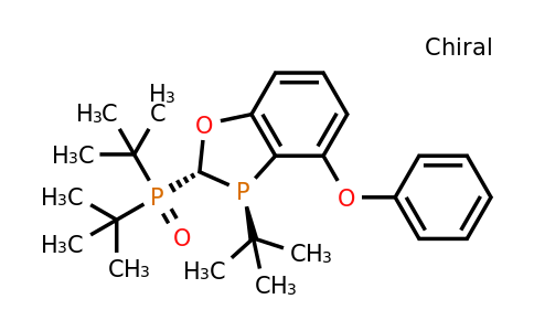 2545293-95-4 | di-tert-butyl((2R,3R)-3-(tert-butyl)-4-phenoxy-2,3-dihydrobenzo[d][1,3]oxaphosphol-2-yl)phosphine oxide