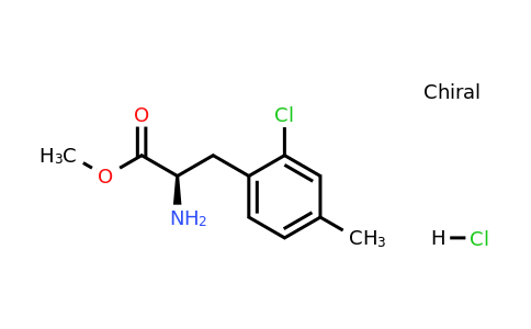 2550996-47-7 | Methyl (2r)-2-amino-3-(2-chloro-4-methylphenyl)propanoate hydrochloride