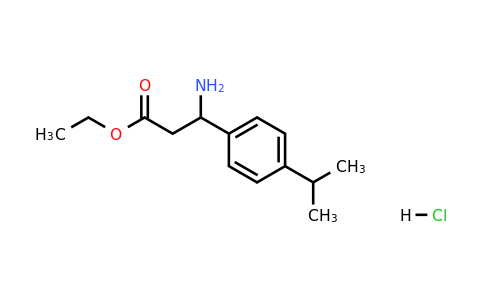 255881-56-2 | Ethyl 3-amino-3-[4-(propan-2-yl)phenyl]propanoate hydrochloride
