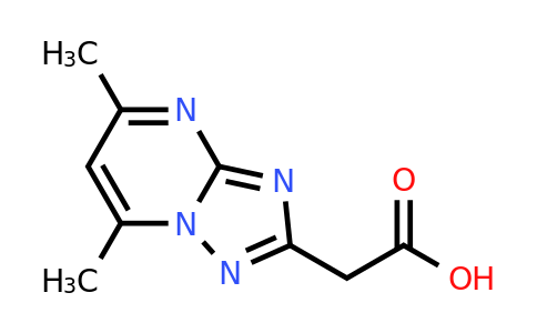 256348-41-1 | 2-{5,7-dimethyl-[1,2,4]triazolo[1,5-a]pyrimidin-2-yl}acetic acid