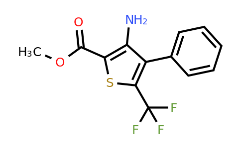 256353-38-5 | Methyl 3-amino-4-phenyl-5-(trifluoromethyl)thiophene-2-carboxylate