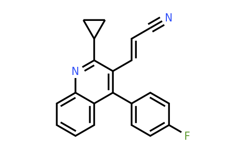 (E)-3-(2-Cyclopropyl-4-(4-fluorophenyl)quinolin-3-yl)acrylonitrile